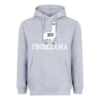 Heather Grey No Problama Heavyweight Hoodie - Bettercallsaul