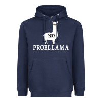 Navy No Problama Heavyweight Hoodie - Bettercallsaul