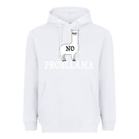 White No Problama Heavyweight Hoodie - Bettercallsaul