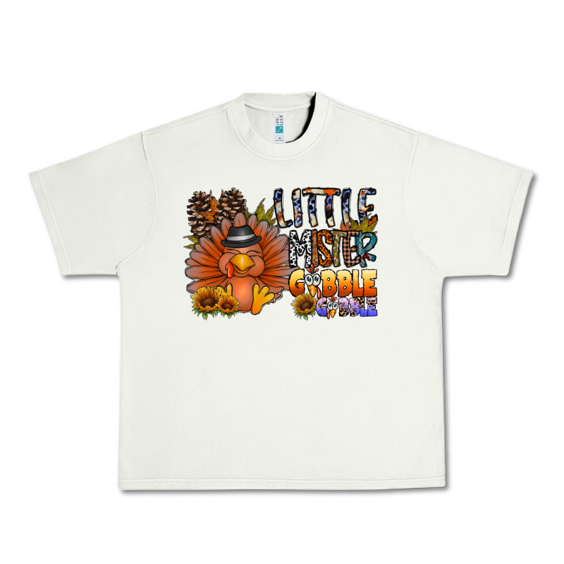 Little Mister Gobble Gobble Urban Heavy Tee by CowhideDigitalArt | Teevron
