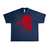 Navy nerv  evangelion Urban Heavy Tee - artisFamous