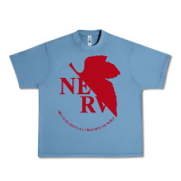 Pebble Blue nerv  evangelion Urban Heavy Tee - artisFamous