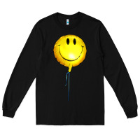 Black Balloon smile Long Sleeve Tee - Artiststas