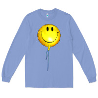 Colony Blue Balloon smile Long Sleeve Tee - Artiststas