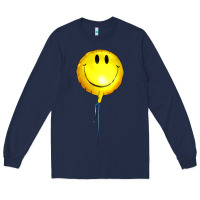 Navy Balloon smile Long Sleeve Tee - Artiststas