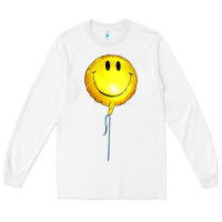White Balloon smile Long Sleeve Tee - Artiststas