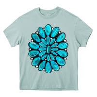 Arona turquoise gemstone jewelny Heavy Core Tee - RanaPortraitStore