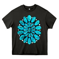Asphalt turquoise gemstone jewelny Heavy Core Tee - RanaPortraitStore