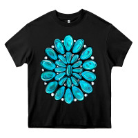Black turquoise gemstone jewelny Heavy Core Tee - RanaPortraitStore