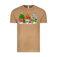 Vintage Camel festive christmas cupcakes Vintage Tee - CowhideDigitalArt