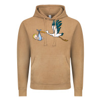 Vintage Camel stork with baby boy Vintage Hoodie - BarkalooDesign