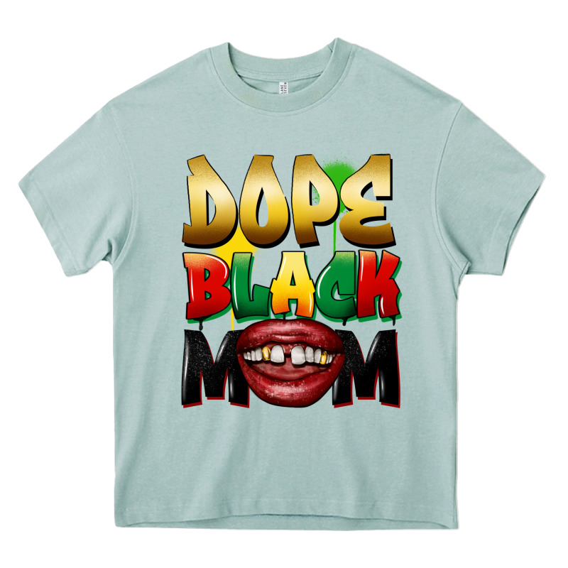 Dope Black Mom Heavy Core Tee by FaDigitalArtStudio | Teevron