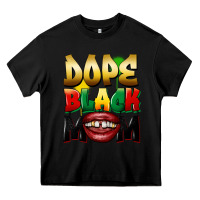 Black dope black mom Heavy Core Tee - FaDigitalArtStudio