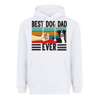 White Best Dog Dad Ever Heavyweight Hoodie - Bettercallsaul