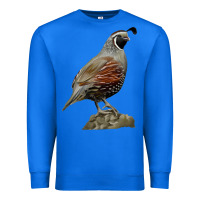 True Royal California Quail Bird Premium Sweatshirt - RanaPortraitStore
