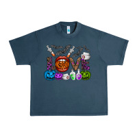 Midnight Navy love  halloween Urban Heavy Tee - CowhideDigitalArt