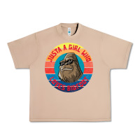 Burro Retro Sunset Just A Girl Who Loves Bigfoot Urban Heavy Tee - artisFamous