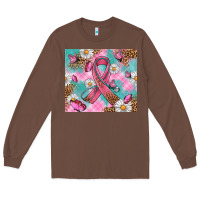 Chestnut Breast Cancer Ribbon Stethoscope Long Sleeve Tee - Artiststas