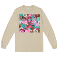 Mushroom Breast Cancer Ribbon Stethoscope Long Sleeve Tee - Artiststas