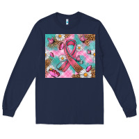 Breast Cancer Ribbon Stethoscope Long Sleeve Tee | Teevron