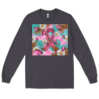 Smoke Breast Cancer Ribbon Stethoscope Long Sleeve Tee - Artiststas