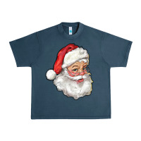 Midnight Navy santa Urban Heavy Tee - RanaPortraitStore