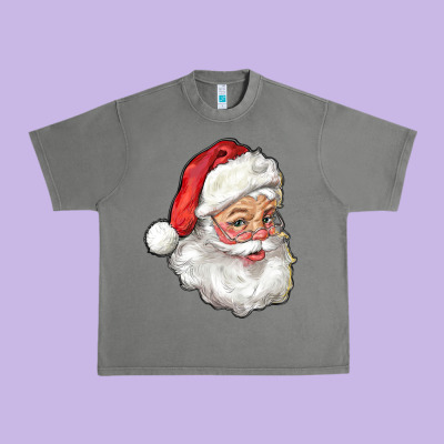 Santa Urban Heavy Tee Designed By Ranaportraitstore
