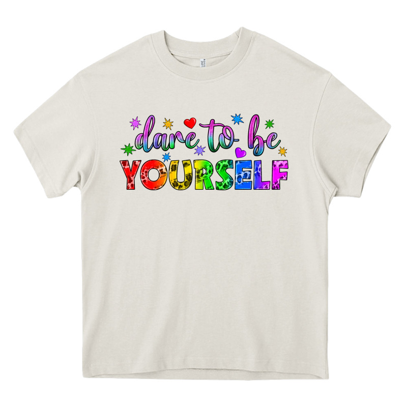 Western Dare To Be Yourself Lgbtq Heavy Core Tee by BundleAndBundleShop | Teevron