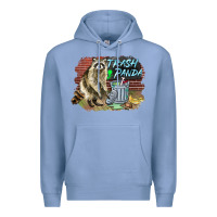 Colony Blue raccoon trash panda Premium Hoodie - BarkalooDesign