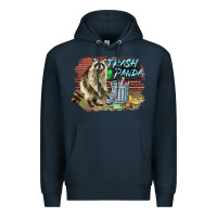 Navy raccoon trash panda Premium Hoodie - BarkalooDesign