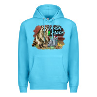 Ocean Blue raccoon trash panda Premium Hoodie - BarkalooDesign