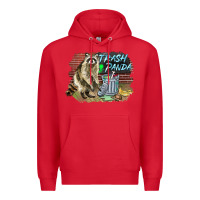 Red raccoon trash panda Premium Hoodie - BarkalooDesign
