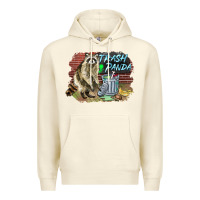 Sandshell raccoon trash panda Premium Hoodie - BarkalooDesign
