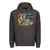 Smoke raccoon trash panda Premium Hoodie - BarkalooDesign