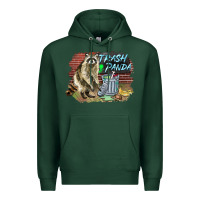 Sports Green raccoon trash panda Premium Hoodie - BarkalooDesign