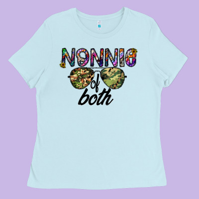 Nonnie Of Both Ladies Tee Designed By Cowhidedigitalart