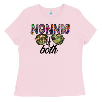 Bubblegum Pink nonnie of both Ladies Tee - CowhideDigitalArt