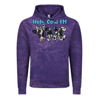 Cloud Purple holy cow i'm one Vintage Hoodie - BarkalooDesign