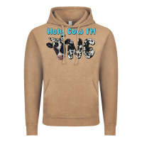 Vintage Coffee holy cow i'm one Vintage Hoodie - BarkalooDesign