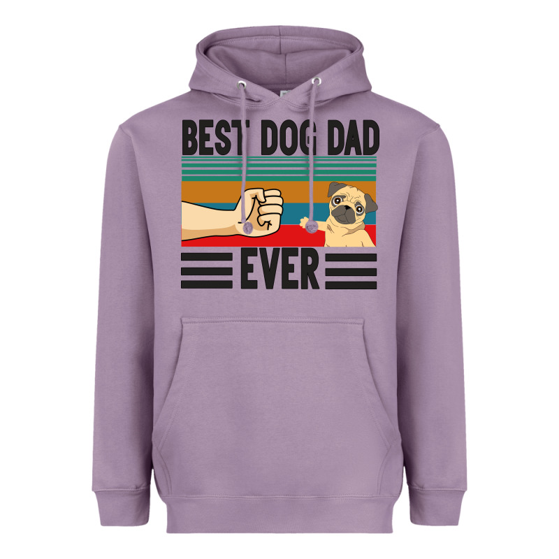 Best Dog Dad Ever Heavyweight Hoodie by Bettercallsaul | Teevron