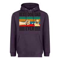 Plum Best Dog Dad Ever Heavyweight Hoodie - Bettercallsaul