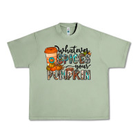 Oil Green whatever spices your pumpkin Urban Heavy Tee - CowhideDigitalArt