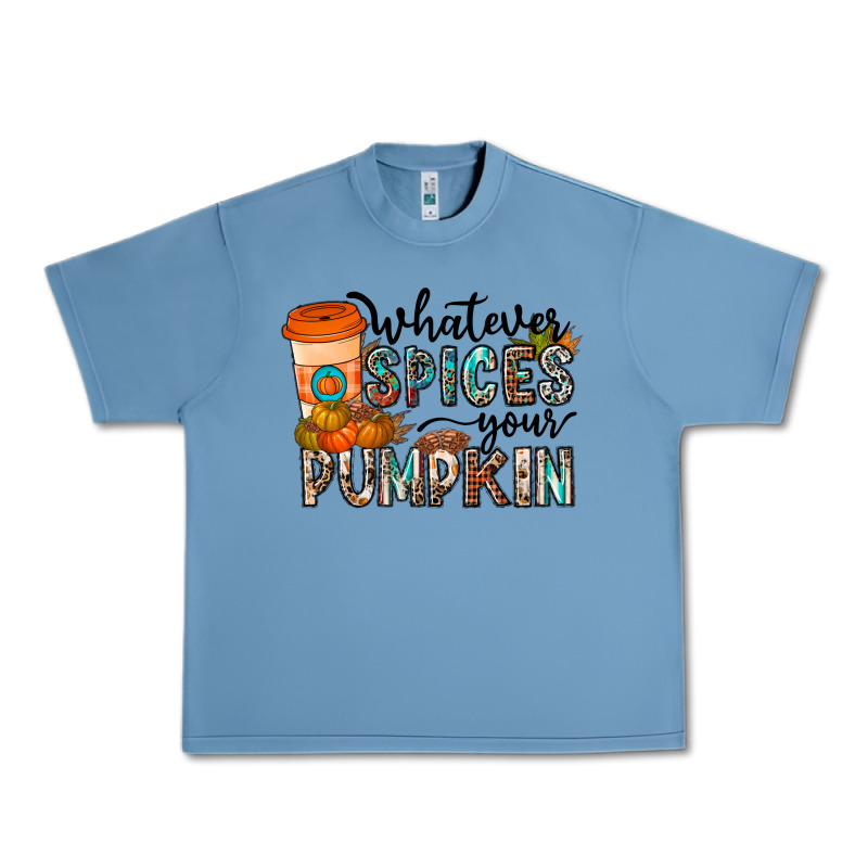 Whatever Spices Your Pumpkin Urban Heavy Tee by CowhideDigitalArt | Teevron