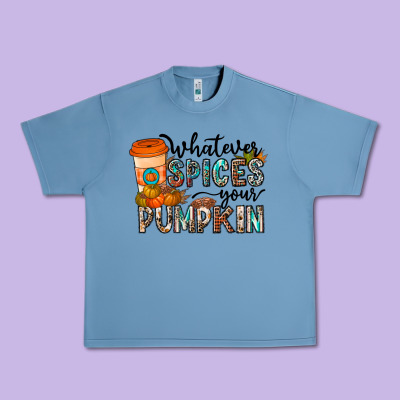 Whatever Spices Your Pumpkin Urban Heavy Tee Designed By Cowhidedigitalart