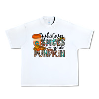 White whatever spices your pumpkin Urban Heavy Tee - CowhideDigitalArt