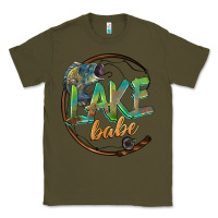 Army Green lake babe Classic Tee - BarkalooDesign