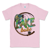Bubblegum Pink lake babe Classic Tee - BarkalooDesign