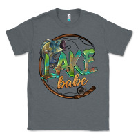 Charcoal Heather lake babe Classic Tee - BarkalooDesign