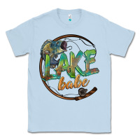 Dusty Blue lake babe Classic Tee - BarkalooDesign