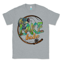 Heather Grey lake babe Classic Tee - BarkalooDesign